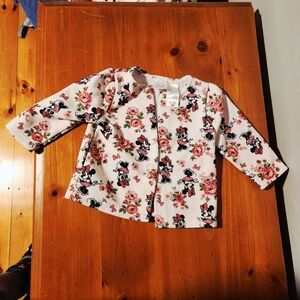 Disney 3-6m Minnie Mouse Floral Kids Blazer